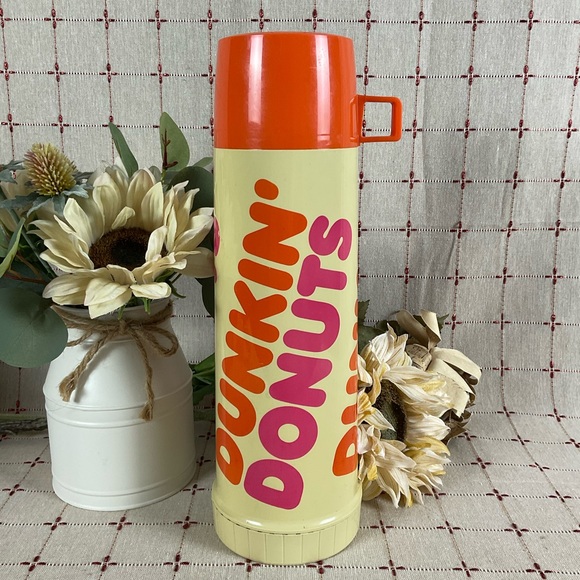 Thermos Other - 1980's Vintage Dunkin Donuts Thermos King Seeley Tall Travel Mug